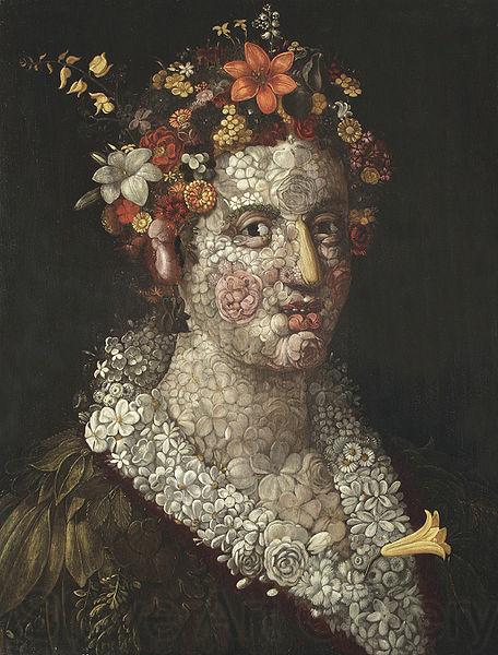 Giuseppe Arcimboldo Flora Norge oil painting art